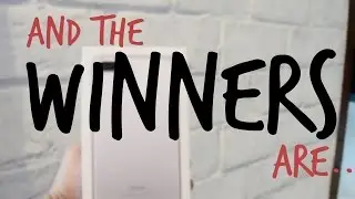 |CHECK OUT TO SEE IF YOU HAVE WON|  Giveaway Results