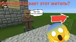 КУДА ПОКАЗЫВАЕТ ЖИТЕЛЬ???|МАЙНКРАФТ