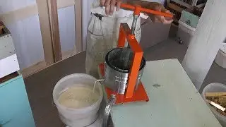 отжимаю трутнёвый гомогенат