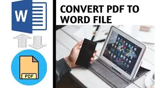 How to convert pdf to word file| converter |MX ERTHIANS