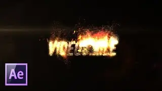 Эффектное исчезновение надписи в After Effects