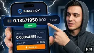 FREE ROBOX AIRDROP Mining Project $5  Free cashout 