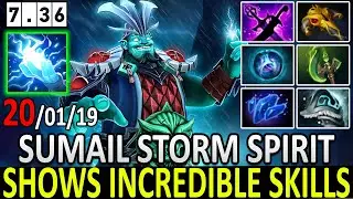 SUMAIL [Storm Spirit] Show Incredible Skills | Signature Hero Mid | Dota 2 Pro Gameplay | Highlights