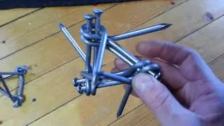 Трех угольник из 6 гвоздей 200.6