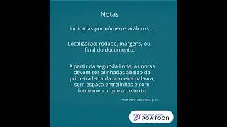 Se liga na ABNT! NBR 10520:2023 - Citação da citação e Notas.