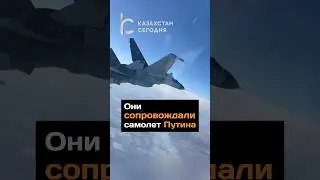Они сопровождали самолет Путина