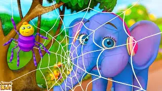 Ek Mota Hathi Jhoom ke Chala I एक मोटा हाथी | Hindi Nursery Rhymes Cartoon | Jamure Kids