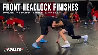 Front Headlock Finishes Drill | Purler Wrestling Academy Camps