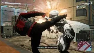Spider man flings a man to heaven
