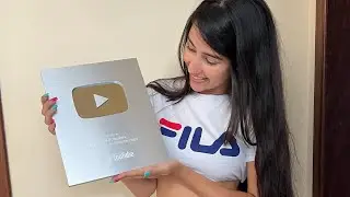 Nossa placa de 100 MIL inscritos chegou!!!! ABRINDO JUNTO COM VOCÊS!