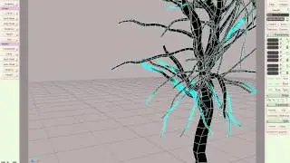1. Intro Particle Tree Leaves Weight Paint Map
