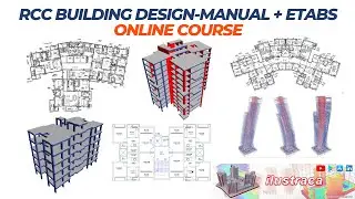 MANUAL DESIGN AND SOFTWARE APPLICATION -RCC BUILDING DESIGN  | ETABS | ilustraca