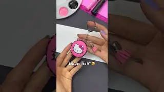 DIY Hello Kitty Keychain Idea 😍❤️ 