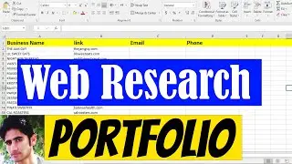 Web Research Project demo with Pratice File  | Web Research portfolio