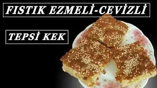 İNANILMAZ LEZZETLİ FISTIK EZMELİ TEPSİ KEK TARİFİ
