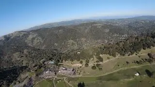 Flying Over A Golf Course