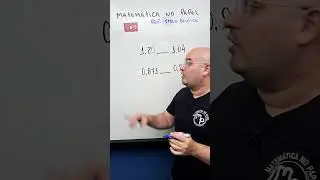 Comparação de números decimais