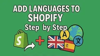 Add Languages to Shopify FAST | Complete Shopify Tutorial