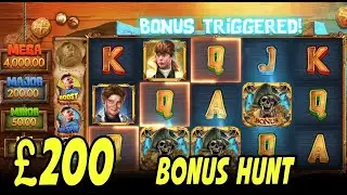 £200 BONUS HUNT - THE GOONIES - MONOPOLY - BIG BASS - HADES