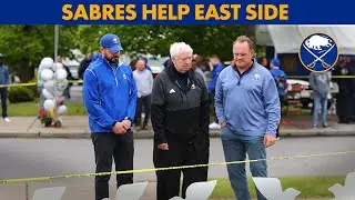 Kim and Terry Pegula Join Buffalo Sabres, Bills on Buffalo's East Side | Buffalo Sabres