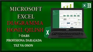 Microsoft Excel dasturida diagrammani o`rganish tez va oson