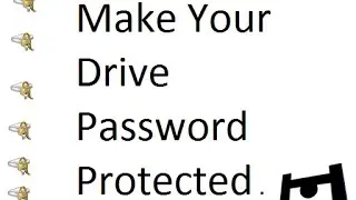 How To Lock and Unlock  And Make Drive Password Protected||Pendrive||System Drive