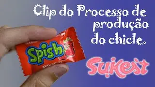 Processo de produção do chicle Spish da Sukest