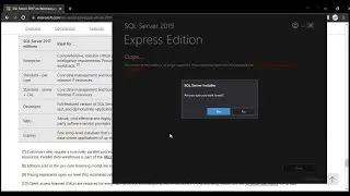 SQL Server 2019 error this version of the installer is no longer supported [2022]