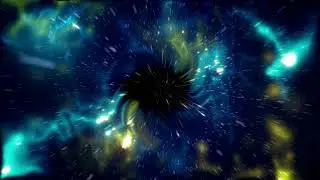 A deep space flying through stars to black hole | Video Effects