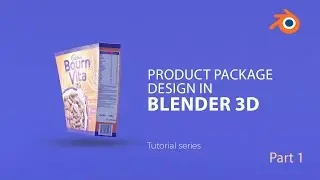 Product Package design in blender 3D (PT 1) - UV Unwrap The pack