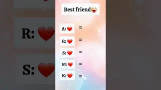 Aapne bestfriend ke name ka first letter comment kro #trending #viral #ytool #shortsfeed #shorts