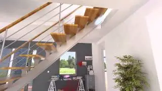 Maison lumineuse à toit plat