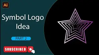 lineart | Symbol Logo Adobe Illustrator part2 | Easy | Tutorial |  Beginner