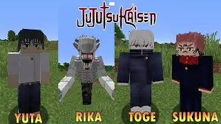 YUTA, RIKA, TOGE, SUKUNA, & MORE! || Minecraft Jujutsu Kaisen - JujutsuCraft