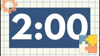2 Minute STEM Timer with Upbeat Instrumental Music | classroom study timer