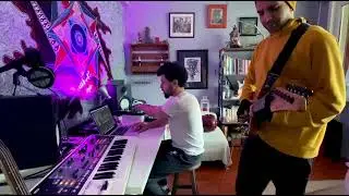 GrooveMonkeys - Live Performance ( Roland Tr8, Electro Guitar, Synthesizer, Ableton Live 2022 )