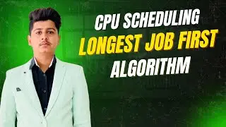 Longest Job First (LJF) Non-Preemptive CPU Scheduling | TAT, WT, Gantt Chart Explained with Exam