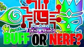 New Trait Buffs And Nerfs In Anime Last Stand!