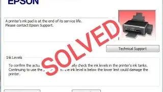 [Tutorial] EPSON L210 Service Required! InkPad troubleshooting | IT Series