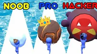 NOOB vs PRO vs HACKER in Snowball Run
