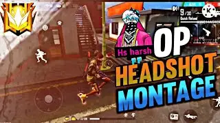 BEST HEADSHOT MONTAGE || OP KILLING HIGHLIGHTS || FREE FIRE TRAINING MODE 🙏🙏💝⚡⚡