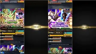 LF Super Saiyan Broly Summon Vs LF Omega Shenron Summon | Dragon Ball Legends