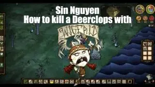 [Don't Starve Together] How to kill a Deerclops with WigFrid