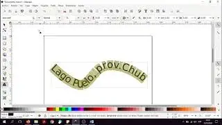 Inkscape 19 - Texto III - Adaptar a trayecto - CFP 657 - Op. herramientas p/diseño gráfico