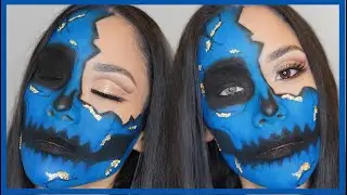 EASY Blue Skull Tutorial | Halloween 2024!