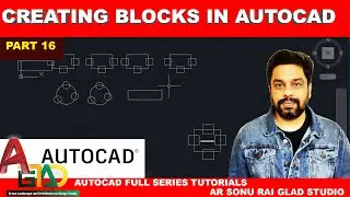 CREATING BLOCKS IN AUTOCAD(PART 16) 