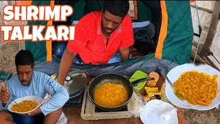 SOLO CAMPING & COOKING ON A RAINY DAY!!!