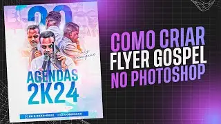 COMO CRIAR FLYER DE AGENDAS ABERTAS NO PHOTOSHOP EM 2024