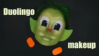 Duolingo inspired makeup tutorial