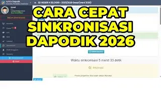 HOW TO SYNC DAPODIK VERSION 2026 QUICKLY | HOW TO SYNC THE DAPODIK VERSION 2026 APPLICATION